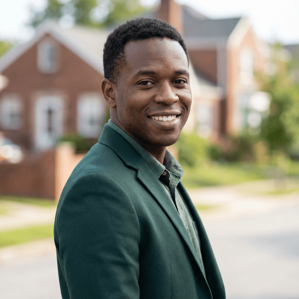 Marcus Webb smiling in a casual setting